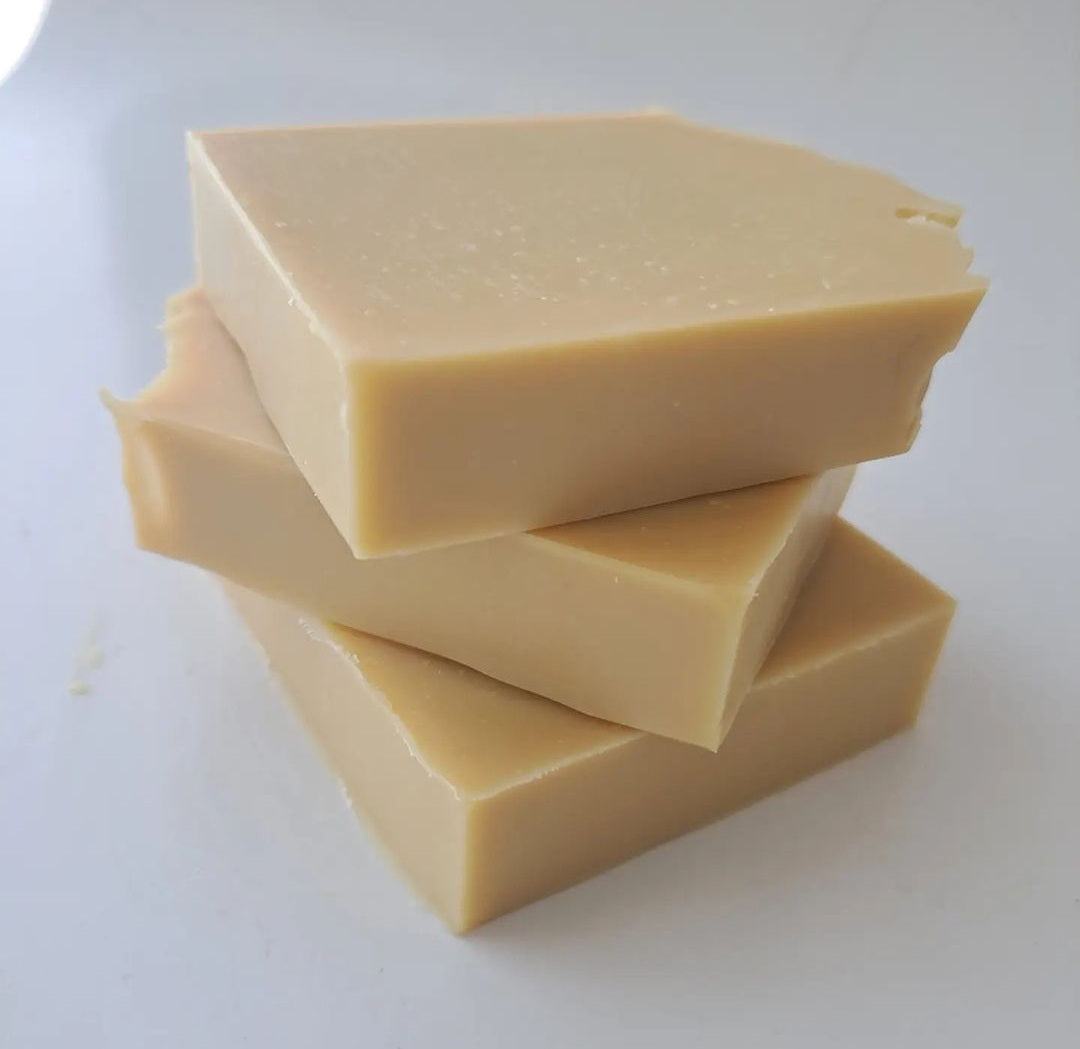 3 neem soap bars stacked