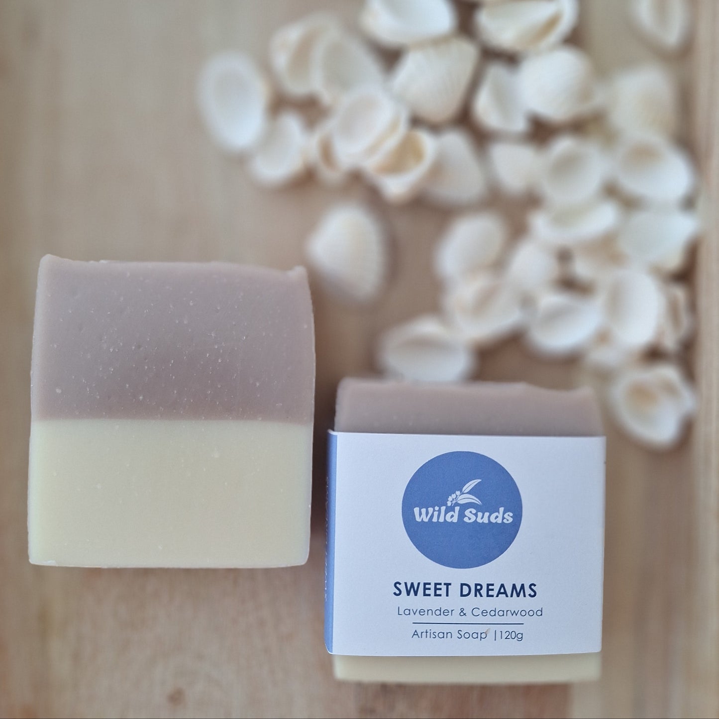 lavender purple clay soap