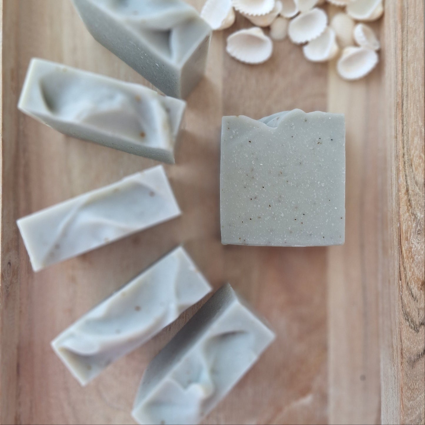 Handmade soap with eucalyptus