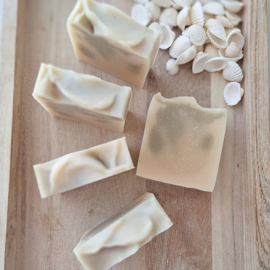 coconut milk and mint soap 
