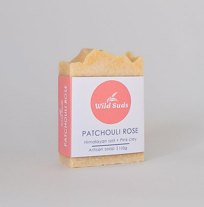 Patchouli Rose - Pink Clay and Himalayan Salt Handmade Soap