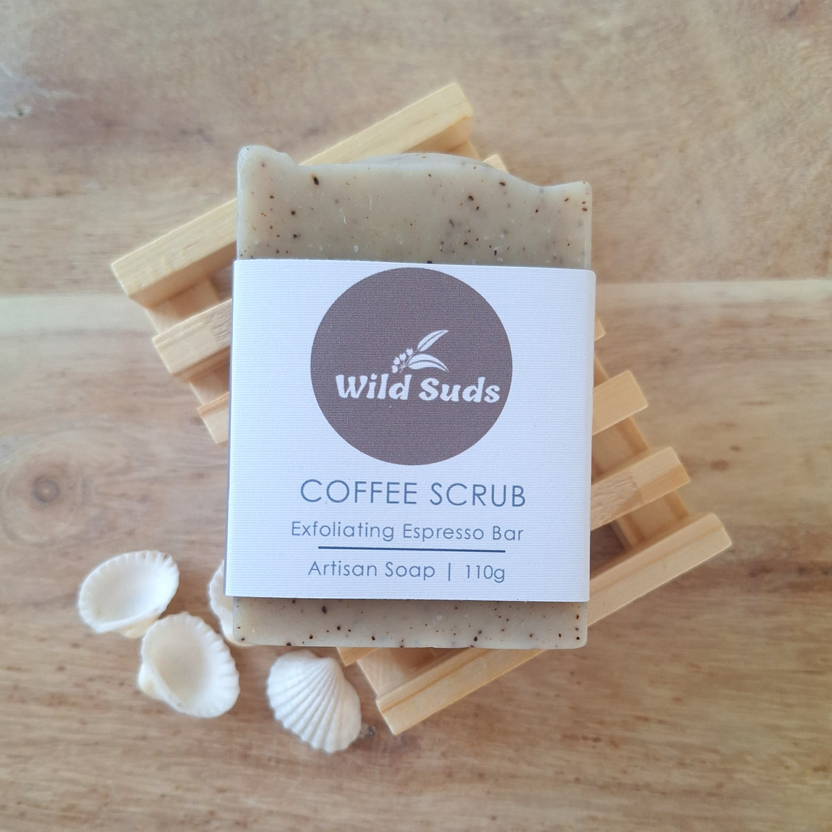 Coffee Scrub Soap — Espresso Coffee, Tea Tee & Orange