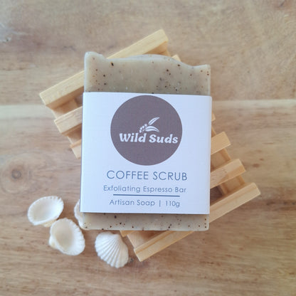 Coffee Scrub Soap — Espresso Coffee, Tea Tee & Orange