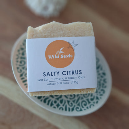 Citrus salt soap