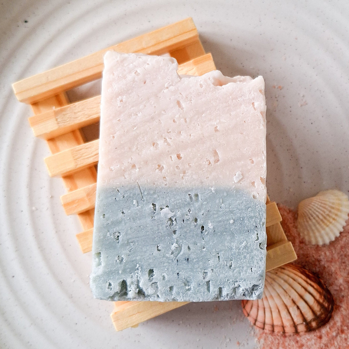 Ningaloo - Natural Handmade Sea Salt Soap with Indigo and Aloe Vera
