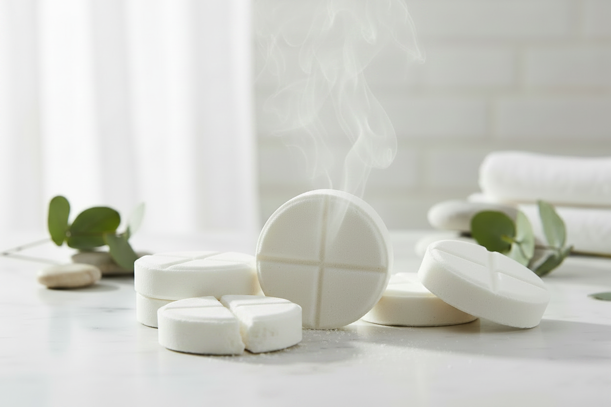white shower steamers available online in perth western australia